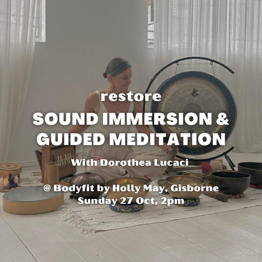 RESTORE: Sound Bath & Guided Meditation – Bodyfit by Holly May